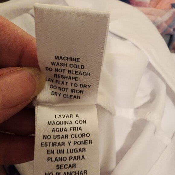 Maggy London Abstract Pastel One Shoulder Midi Dress Size 10, Zipper sticks - Picture 10 of 11